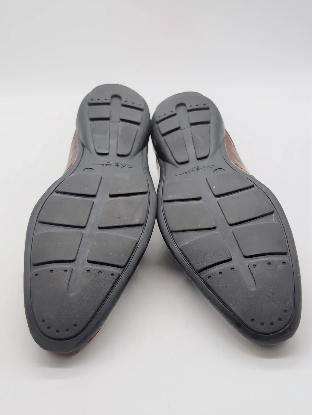 Franco Pasotti Men’s Brown 41/8 Leather Slip-On Loafers - Made in Argentina